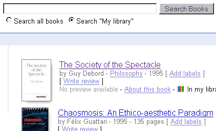 screenshot google book search