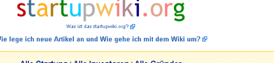 screenshot startupwiki