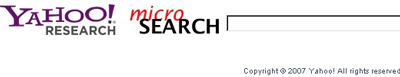 screenshot yahoo microsearch