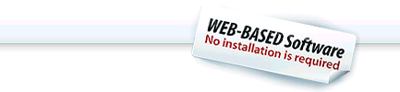 web-based software. no installation required