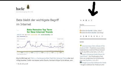 screenshot hackr.de