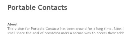 screenshot portable contacts