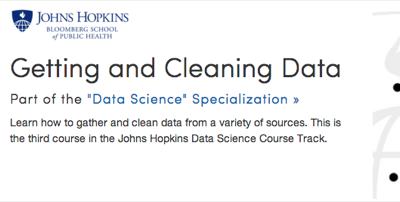 Getting and Cleaning Data