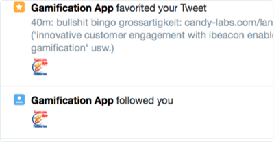 Gamification App followed you
