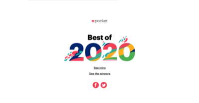 best of 2020 pocket