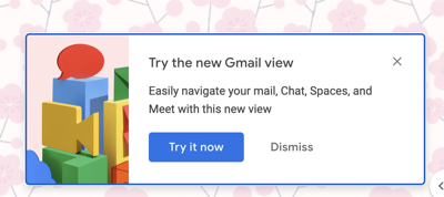 try the new gmail view
