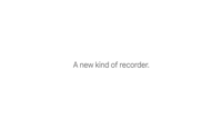 video: Introducing a New Kind of Audio Recorder