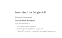 Google I/O 101 - Getting Started Quickly with Google APIs