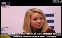 LeWeb: Marissa Mayer vs. Michael Arrington