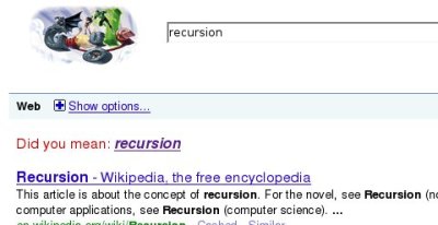 did you mean recursion