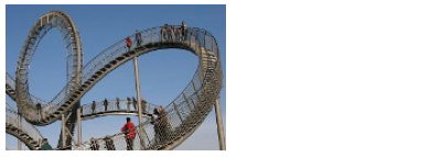 Rollercoaster staircase