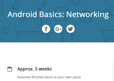 Android Basics: Networking