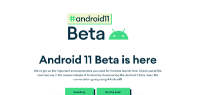 android 11 beta is here