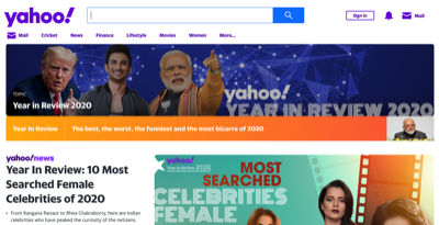 yahoo year in review 2020 india