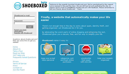screenshot shoeboxed