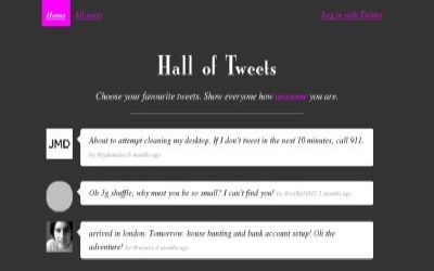 Hall of Tweets