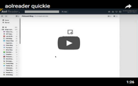video: aol reader quickie