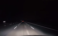 video: Night Freeway Driving to Los Angeles