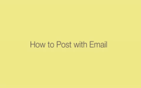 video: Posterous How to post with Email 
